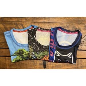 *Lot of 3* Women's INKnBURN Short Sleeve Tech Shirts Size XXS Activewear Shirt